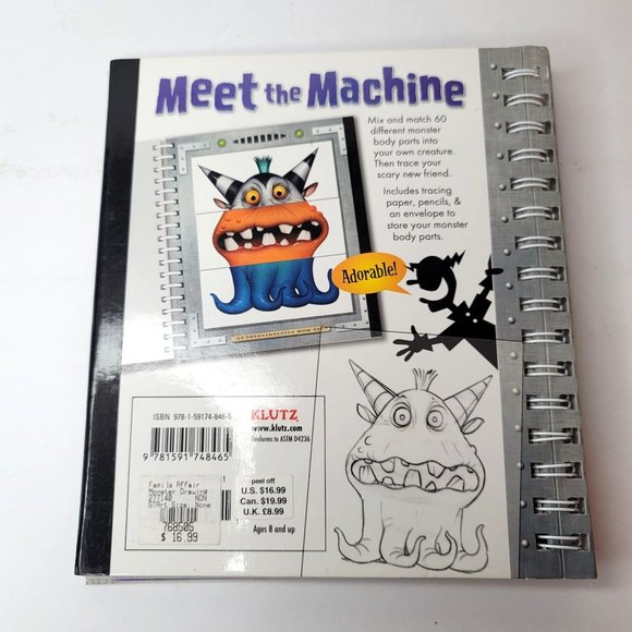 DOCTOR FRANKENSTEIN'S MONSTER DRAWING MACHINE by KLUTZ - Picture 7 of 7